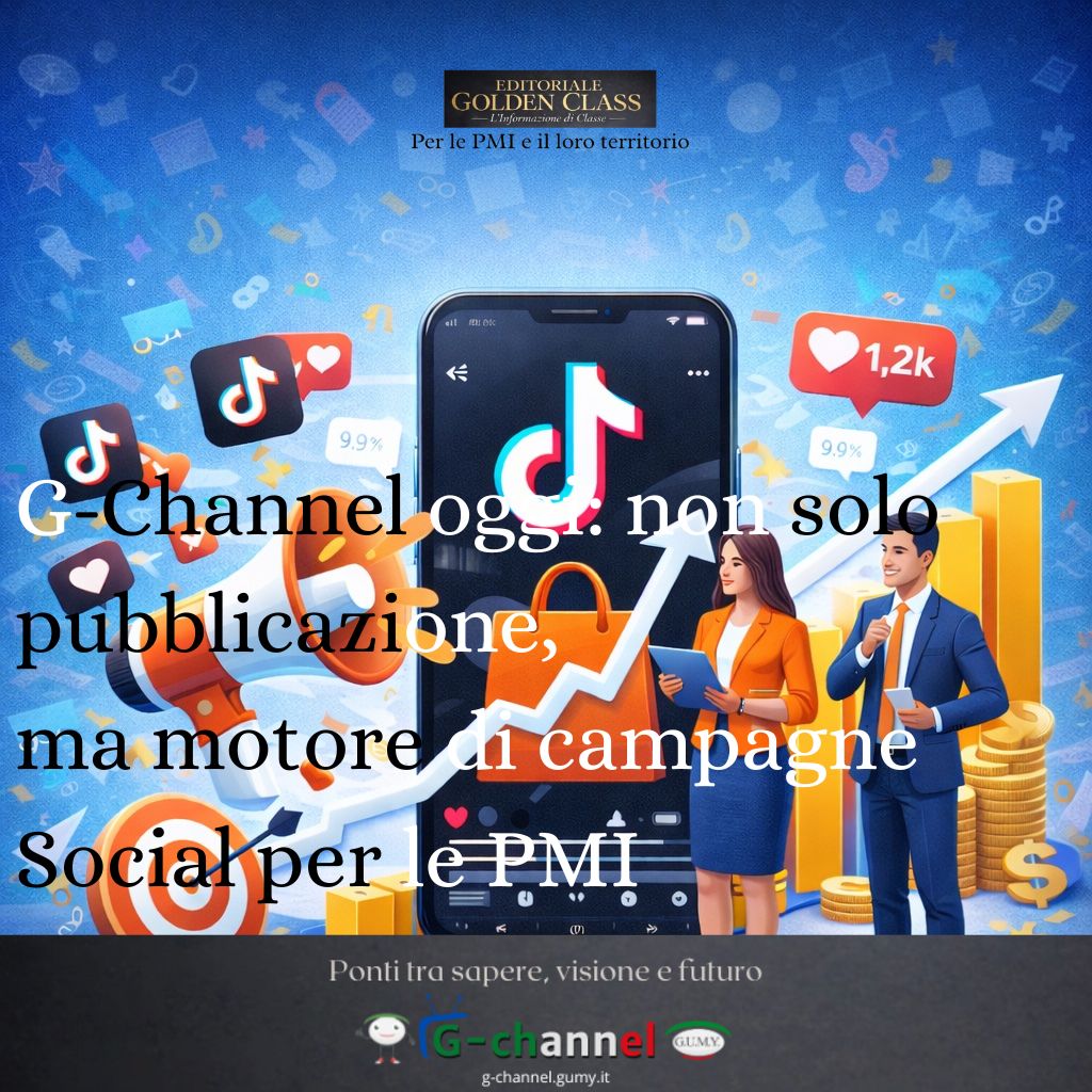 G-Channel oggi: non solo pubblicazione, ma motore di campagne Social per le PMI